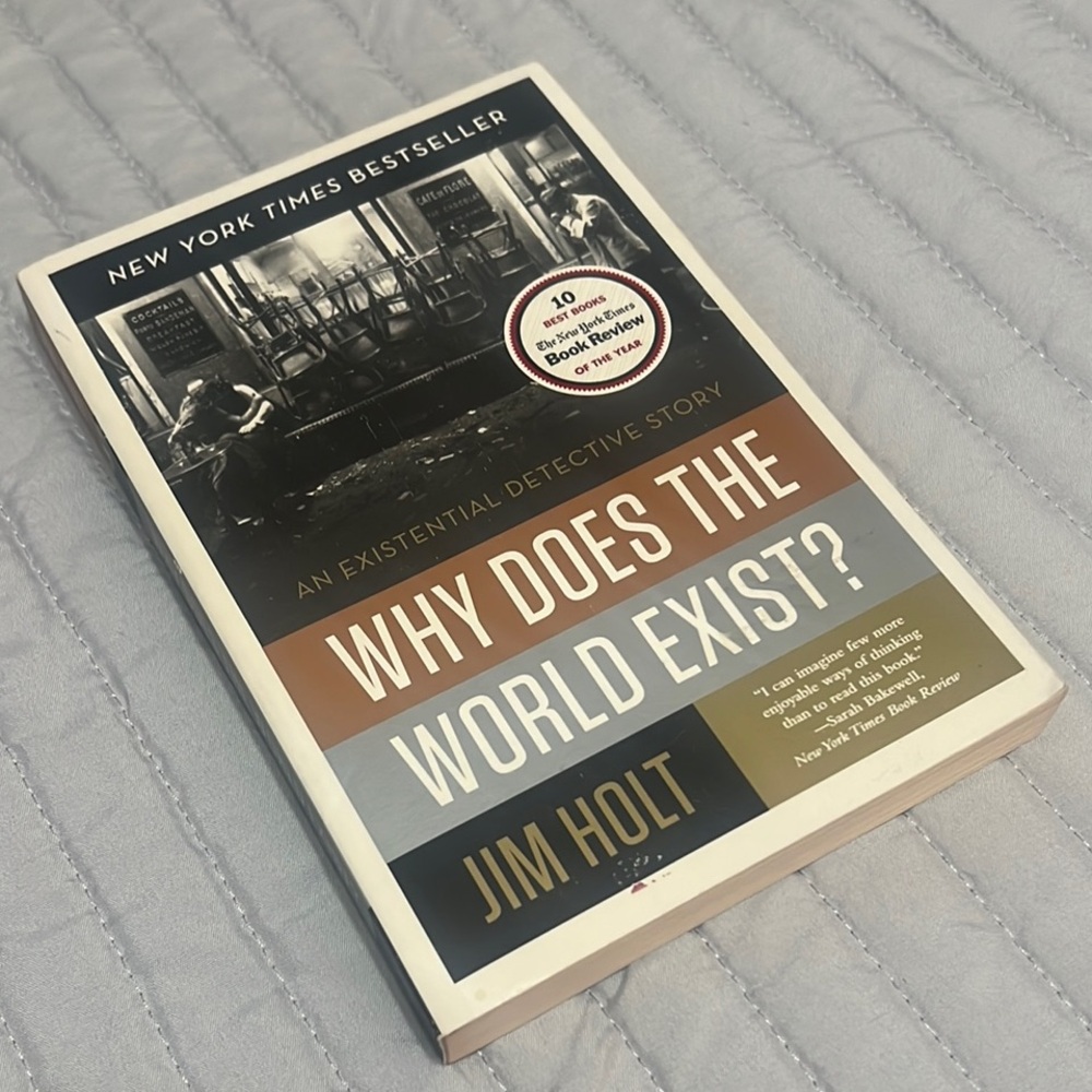 'Why Does the World Exist?' Book - Black and Brown Cover